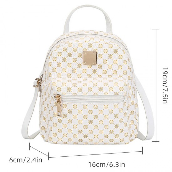 Classic Women Backpack Fashion School Bags Female Daily Shopping Girl Backpacks Schoolbags