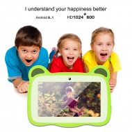 7 inch Android Kids Learning Tablet 3000mah 2GB 16GBROM WIFI Quad Core Android8.0