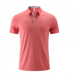 Men's Business Casual Short Sleeves Top Classic Polo Shirt